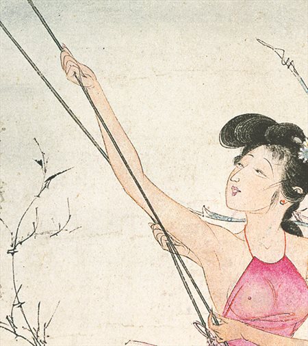 延长县-胡也佛的仕女画和最知名的金瓶梅秘戏图